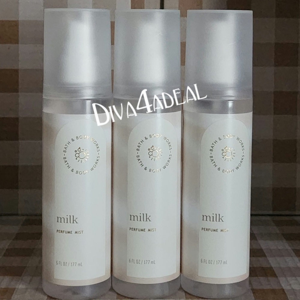 3X Bath& Body Works WELLNESS MILK Mist Sprays
